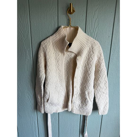 Women's Express Hand Knit Chunky Sweater Cardigan, Medium - Picture 1 of 7